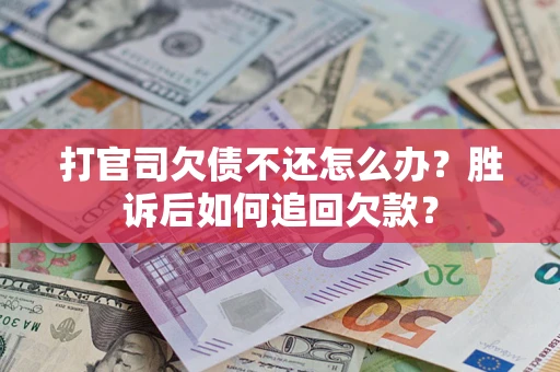 北京打官司欠债不还怎么办？胜诉后如何追回欠款？