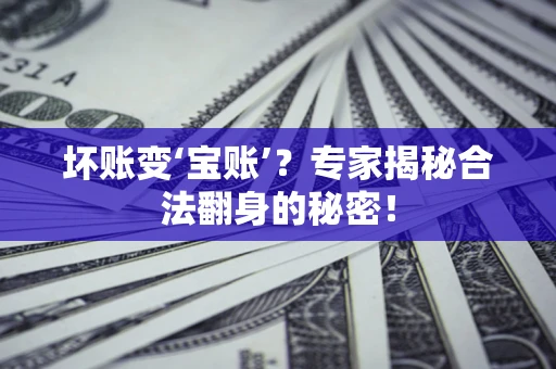北京坏账变‘宝账’？专家揭秘合法翻身的秘密！