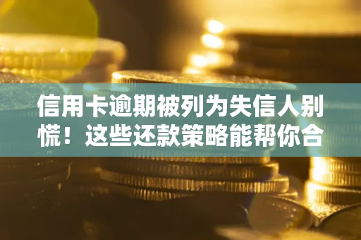 北京信用卡逾期被列为失信人别慌！这些还款策略能帮你合法止损