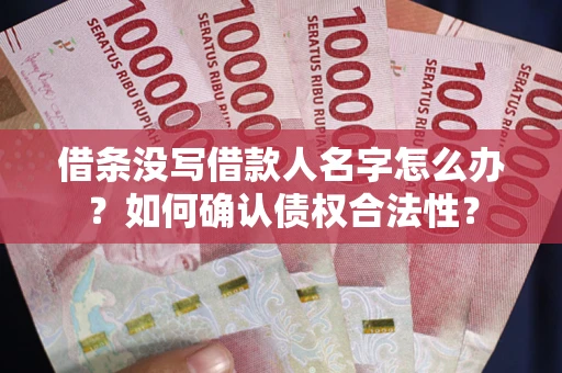 北京借条没写借款人名字怎么办？如何确认债权合法性？