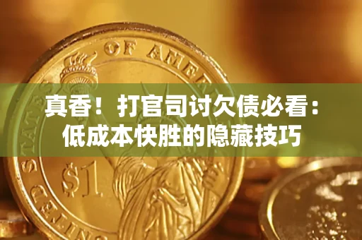 北京真香！打官司讨欠债必看：低成本快胜的隐藏技巧