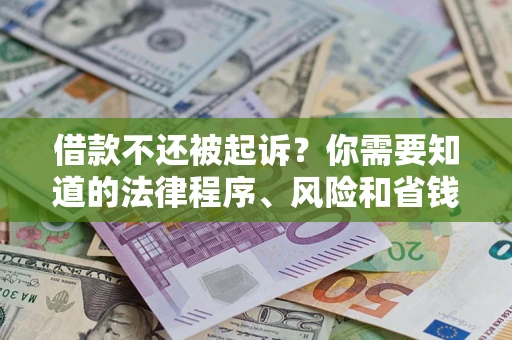 北京借款不还被起诉？你需要知道的法律程序、风险和省钱技巧